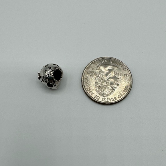 Sterling Silver Sugar Skull Pendant/ Charm - Picture 6 of 6